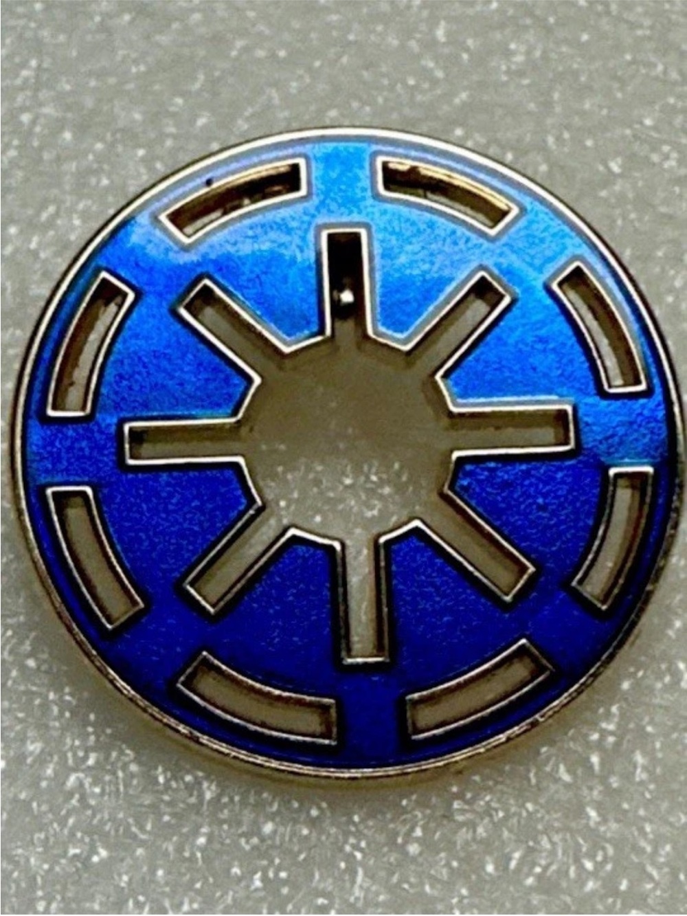 DISNEY *STAR WARS *EMBLEMS* GALACTIC REPUBLIC SYMBOL* TRADING 1.3” PIN LIKE NU